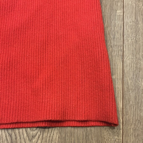 NWT Editked Evi fold over ribbed knit mini dress - Picture 5 of 8